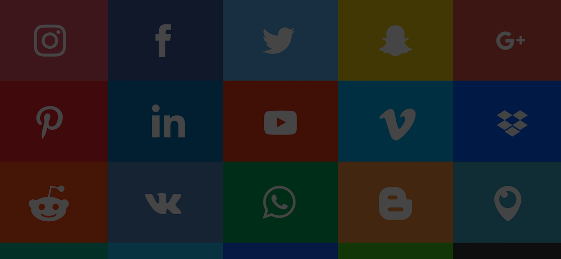 social media icons