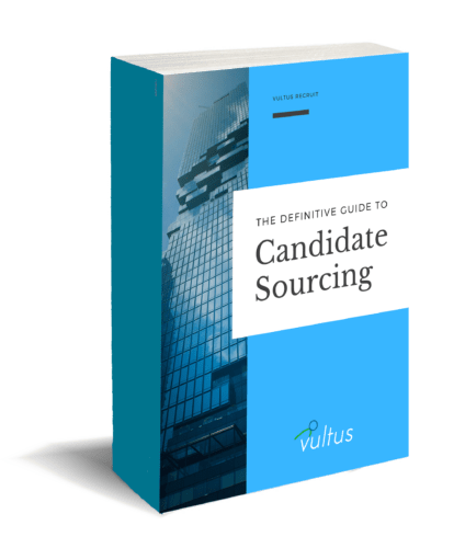 The Definitive Guide to Candidate Sourcing Book by Vultus.