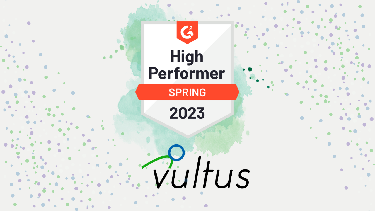 Vultus High Performer 2023 G2 Badge